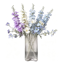 Fleurs à tige unique pour décoration d'arche de mariage, style bohème, pivoines à tige, fourniture directe d'usine pour fleuristes et matériaux bruts.