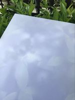 Vente directe d'usine, feuille diffuseur en acrylique PC givré antistatique pour éclairage LED, panneau de diffusion, abat-jour