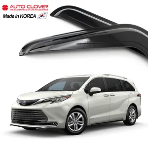 AUTOCLOVER For Toyota SIENNA 2021 Window Visor Sun Door Visors Side Rain Guard Wind Deflector Rain Guard Deflector E404