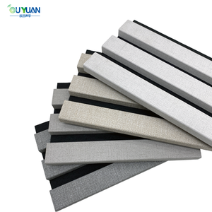 Panel Acústico Moderno de Listones de Madera de Lino, 80% de Reducción de Ruido, Ecológico, Ignífugo, <span class=keywords><strong>Aislamiento</strong></span> Acústico para Gimnasio, Escuela, Hogar, Hotel - Product Image 3