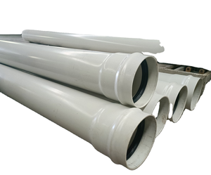 Труба ПВХ синяя SDR11, SDR16, SDR26 диаметром 110 мм, 120 мм, 140 мм, 200 мм, 2, 10, 12, 24, 45 дюймов для водоснабжения, дренажа и ирригации - Product Image 3