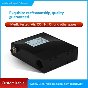 熱式ガス質量流量計 DN10 窒素酸素空気天然ガス MEMS 計測器 アルミニウム合金 カスタマイズ可能 +/-1.5% 精度 - Product Image 3