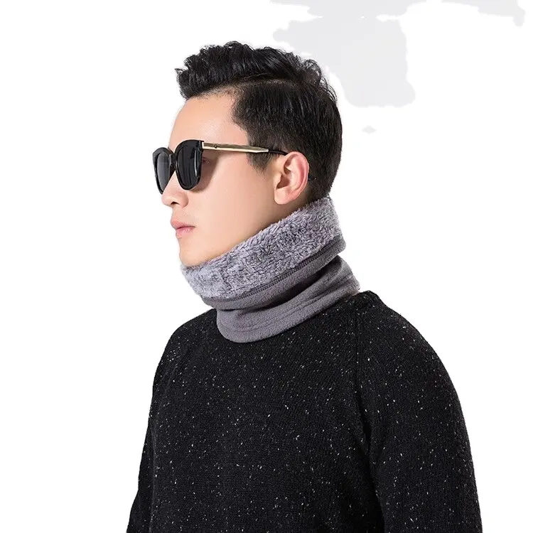 Fashion Scarf half custom made men's neck high quality polar fleece neck can be used as hat