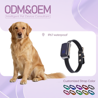 Localisateur GPS intelligent pour animaux de compagnie, clôture électronique pour animaux de compagnie avec suivi d'activité, navigation LBS et AGPS, fabriqué en plastique durable