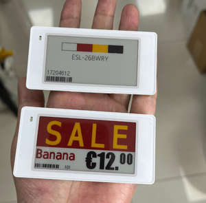 Etiqueta Electrónica de Precio Digital con Pantalla de Tinta Electrónica de 7.5 Pulgadas, NFC, BLE, API, ESL, ESP32, EPD - Product Image 1