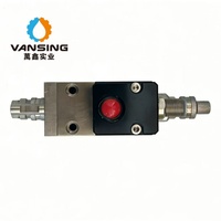 Válvula Solenoide de Control de Pegamento VALCO MELTON MODEL900 para Línea de Cartón Corrugado, 12V/24V DC, Anulación Manual, 8kg, 1 Año de Garantía