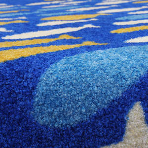 Tapis de porte personnalisé imprimé en chromojet haute définition avec logo, 450-950g Nylon 6.6, lavable, antidérapant, tapis de sol professionnel - Product Image 3