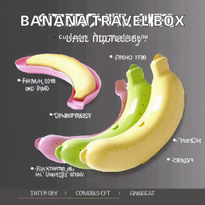 Dễ Thương Chuối Lưu Trữ Hộp Du Lịch Ngoài Trời Hình Chữ Nhật Nhựa <span class=keywords><strong>Container</strong></span> Cho Ăn Trưa Trái Cây Lưu Trữ Chuyến Đi Bảo Vệ Trường Hợp Bảo Vệ - Product Image 2