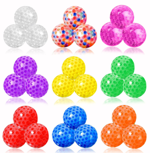 Mini balle anti-stress souple de 3,5 cm pour soulager l'anxiété liée au travail, exercer la flexibilité des mains pour adultes et enfants de 5 à 7 ans - Product Image 2