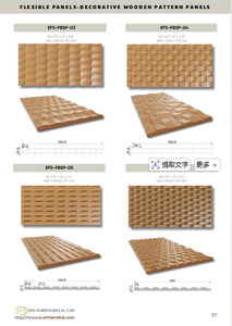 High Quality 3D Solid Wood Interior Wall Panels Ready Install Decorative Modern Hospital Use with Graphic Design <b>Solutions</b> - Product Image 3