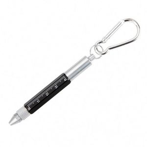 <b>Personalized</b> Design 6 in 1 Plastic Portable <b>Keychain</b> Ball Pen with Custom Logo for Engineer Gifts - Product Image 2