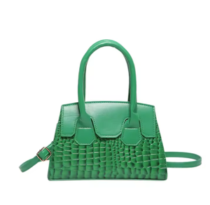 Bolso de mujer de primera calidad con patrón de cocodrilo, mini bolso bandolera de cuero, bolso tote de diseñador para mujer. - Product Image 2