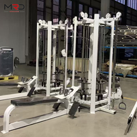 Equipo de Entrenamiento de Fuerza Comercial: Máquina de Gimnasio Multifuncional de 4 Estaciones