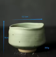 Nouvel Arrivage Bol à Thé en Céramique Rustique Japonaise, Bol à Matcha Coloré pour la Cérémonie du Thé et le Mélange de Matcha