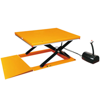 Plate-forme élévatrice à ciseaux standard ultra-basse certifiée CE Table élévatrice stationnaire portable