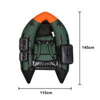 Mini tube gonflable confortable et léger personnalisé de flotteur de bateau de pêche