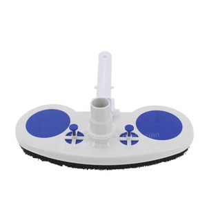 Cabezal <span class=keywords><strong>de</strong></span> vacío con cepillo para <span class=keywords><strong>piscina</strong></span>, accesorios para <span class=keywords><strong>piscina</strong></span>, forma ovalada, <span class=keywords><strong>limpieza</strong></span> inferior subacuática - Product Image 2