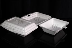 Cajas de Espuma para Alimentos, Contenedores para Comida para Llevar de Restaurantes, Empaque para Comida Rápida, Caja de Tres Compartimentos, Caja Rectangular, Caja para Desayuno - Product Image 5