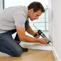 Scellant neutre multi-usages en silicone résistant au feu RTV Boss 650 pour la construction, le transport, l'utilisation du verre et de l'acrylique