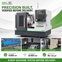 Tour CNC TCK36A à banc incliné à 45 degrés, centre de tournage CNC à guidage linéaire, alésage de broche 48 mm, 7,5 kW