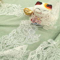 Fil de Soie de Poisson Tissé Dentelle Suisse Dentelle Française Galon de Mariage Robe de Mariée Bordure Robe de Femme Diadème de Mariage Conçus