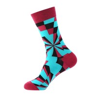 Chaussettes en coton jacquard colorées de haute qualité, tendance, unisexes, amusantes et originales