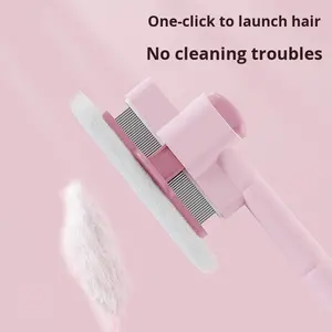 Peine ecológico <span class=keywords><strong>para</strong></span> gatos con un solo clic <span class=keywords><strong>para</strong></span> limpieza y Baño de mascotas, venta al por mayor transfronteriza de fábrica - Product Image 2