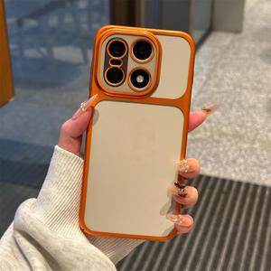Coque de téléphone mate électro-plaquée givrée pour OPPO Find X9, coque ultra-fine effet peau pour Reno 15 Pro, coque rafraîchissante - Product Image 6