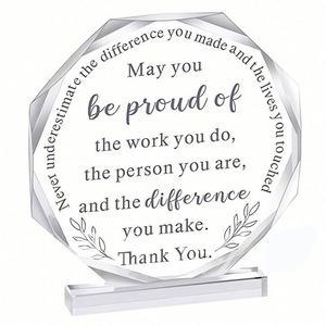 Cross-Border Creative Acrylic <b>Trophy</b> Annual Meeting Crystal Employee Awards Commemorative Glass Authorization Medal - Product Image 4