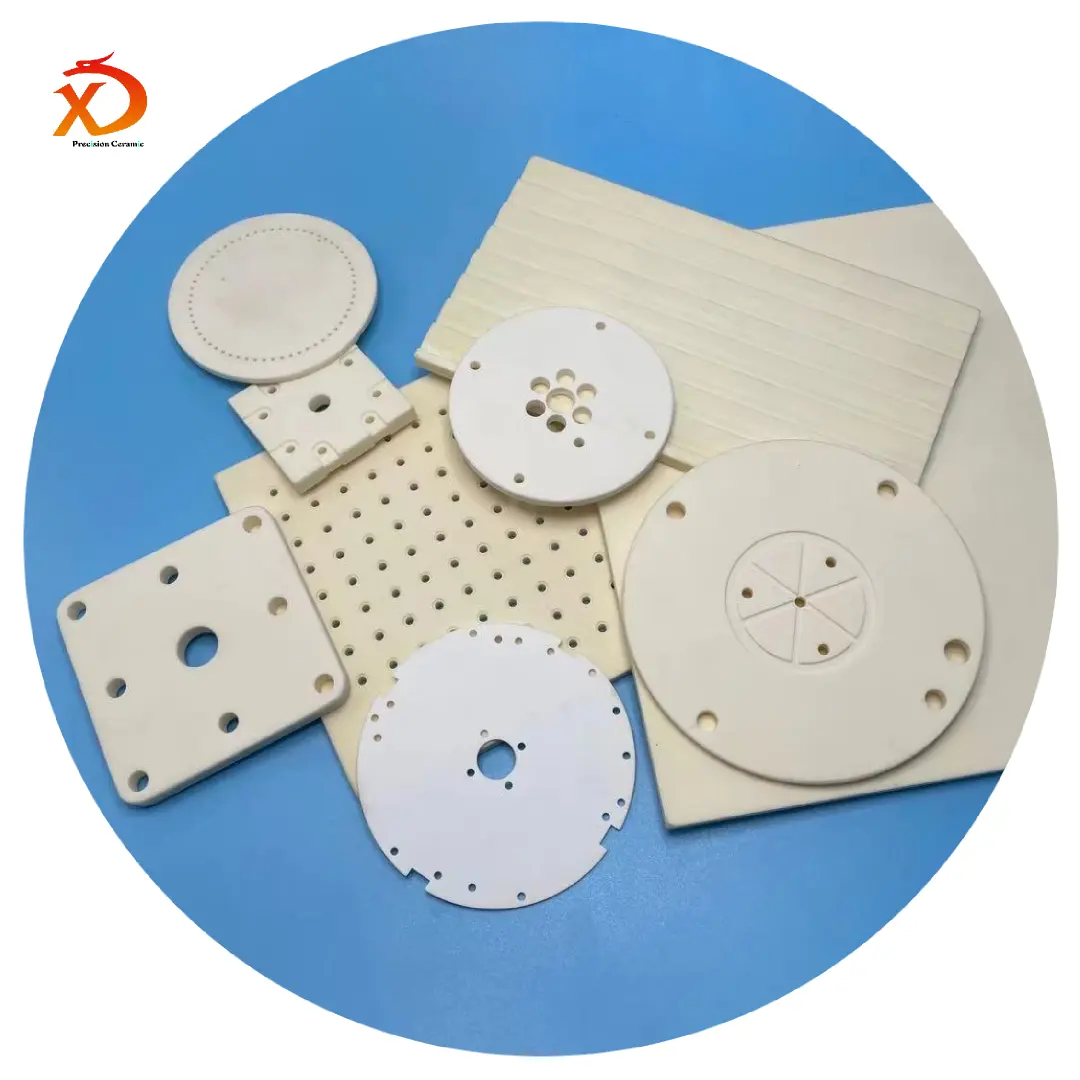 Alumina Plate Laser Cutting 96% Alumina Zirconia Ceramic Chip Plate