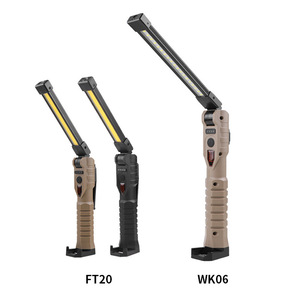 ไฟฉายพับได้ FT20 WK06 Cob พร้อมแบตเตอรี่แบบชาร์จไฟได้ ไฟซ่อมบำรุงแบบพกพาพร้อมแม่เหล็ก ไฟฉายความเข้มสูง - Product Image 1