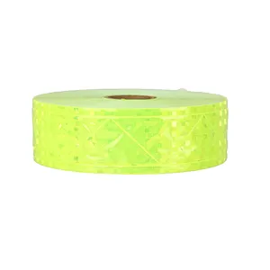 Microprismatic Tape PVC Tape Pita Reflektif untuk Menjahit Keselamatan Workwear