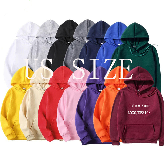 OEM Men Women Polyester Sublimation Blank Hoodies for Sublimation Printing