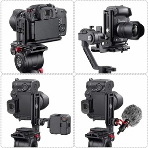 Support de caméra vertical et horizontal en aluminium, plaque de fixation rapide pour trépied, compatible avec les appareils photo reflex numériques, DJI RSC2, RS2, Zhiyun Weebill. - Product Image 5