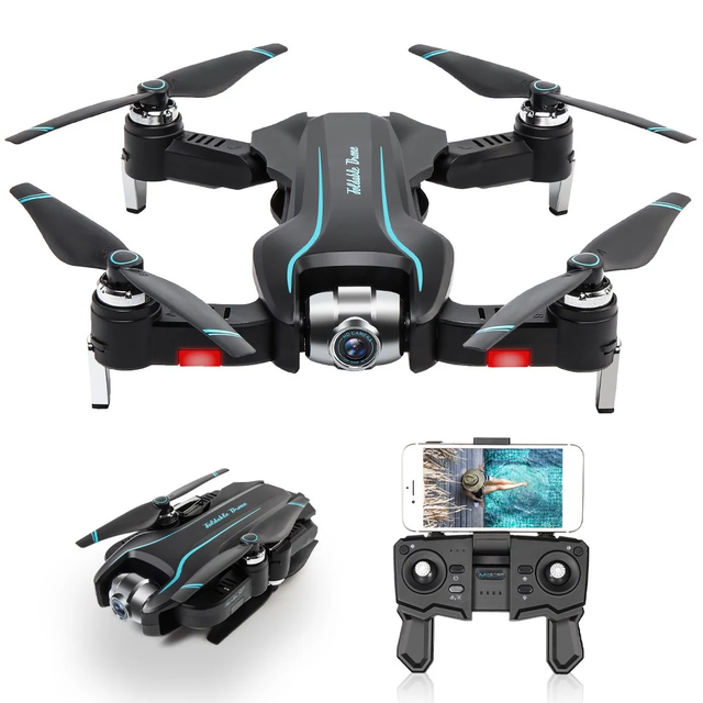 DWI GPS RC Drone with 4K Camera Drone APP Follow Mode Foldable Quadcopter Drone