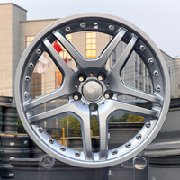 Velg Alloy Perak Custom Monoblock Forged 5x112 5x120 17-24 Inch untuk E46 E34 E90 E92 E60 E38 E39 F10 G42 F30 335i