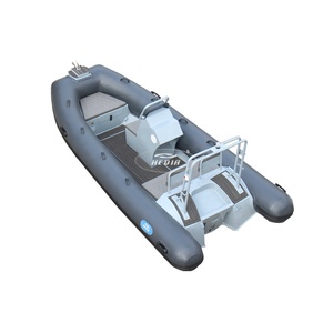 4.2m CE Approved Rigid Bottom <strong>Inflatable</strong> RIB Aluminum Hull RIB420 <strong>Boat</strong> with with <strong>Achilles</strong> Hypalon Pontoon - Product Image 4