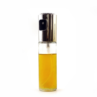 Bouteille pulvérisateur d'huile en verre pour salade, cuisson, friture, cuisson à l'huile, distributeur d'huile d'olive, vente directe d'usine