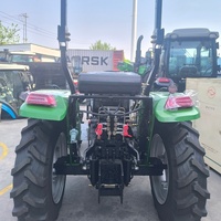 50 PS 4WD Mini-Traktor mit ROPS-Überrollschutzrahmen, Kompaktes Design für Kleinbauernhöfe, Rasen- und Gartenpflege