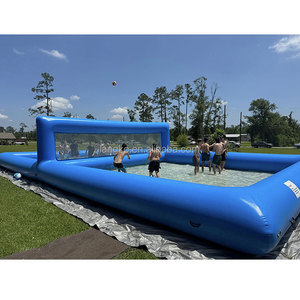 Commercial hermétique pvc net cour piscine terrain <span class=keywords><strong>volley</strong></span>-ball eau gonflable - Product Image 2