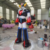 Transformadores de Base de Robot Goldorak personalizados, escultura de fibra de vidrio para sala de exposiciones, artesanías de resina europeas modernas