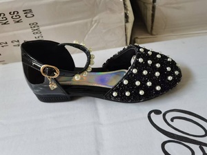 Nouvelle Collection 2025 Chaussures <span class=keywords><strong>de</strong></span> Princesse pour Filles, en Cuir avec Strass et Perles, Idéales pour la <span class=keywords><strong>Danse</strong></span> et les Spectacles – Vente en Gros - Product Image 3
