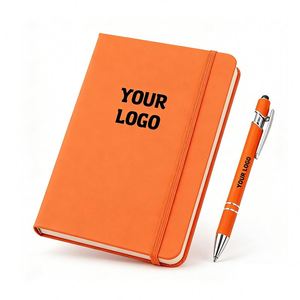 Carnet A6 haut de gamme promotionnel, cadeau d'affaires personnalisé, carnet de haute valeur avec logo personnalisé - Product Image 1