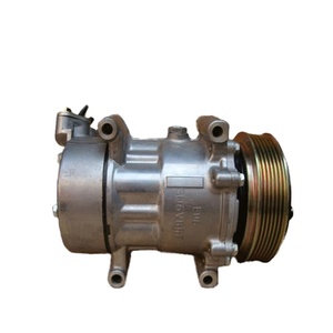Compresor de Aire Acondicionado para Automóvil HF SD6C12 para Peugeot 207 307 308 508 PARTNER C3 C4 <span class=keywords><strong>C5</strong></span> DS3, Bomba de Aire Acondicionado 9659875780 9822826880 9651910980 - Product Image 1