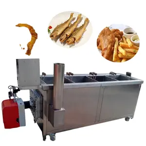 Friggitrice industriale per pesce in acciaio inossidabile 304 friggitrice industriale per alimenti per pesci