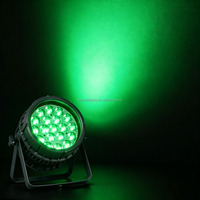 Projecteur PAR LED RGBW puissant 19x15W, étanche IP65, zoomable, Ra90 CRI, contrôle DMX512/sonore, angle de faisceau 10-60°