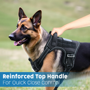 Nouveau Harnais Tactique Réfléchissant Anti-Traction <span class=keywords><strong>Happy</strong></span> <span class=keywords><strong>Sport</strong></span> Personnalisé avec Poignée Renforcée en Nylon et Matériaux Métalliques pour Chiens de Taille Moyenne à Grande - Product Image 4