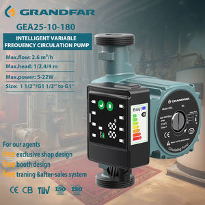 ปั๊มน้ำร้อนอัตโนมัติแบบควบคุมความถี่ ประหยัดพลังงาน เงียบ รุ่น Grandfar 5 M Head พร้อมมอเตอร์แบบกระป๋อง  GEA25-5-180 Ene - Product Image 1