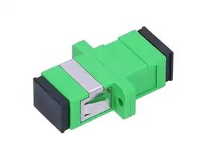 good price green adaptor simplex fiber coupler sx sc to sc apc fiber adapter for fast connecter qingdao APT