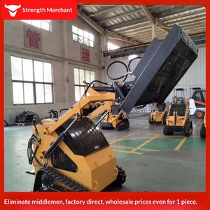 Minicargadora Compacta de Cuatro Ruedas, Minicargadora Multifuncional Pequeña - Product Image 1